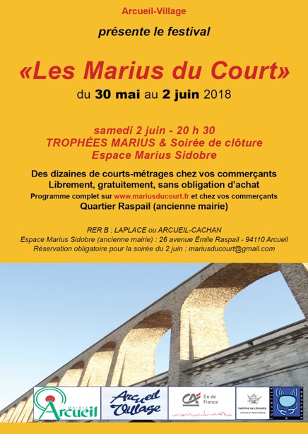 3 films sélectionnés au Marius du Court